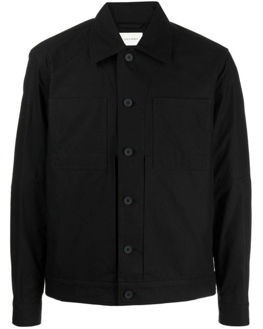 Craig Green Black Button-Up Shirt Jacket for men