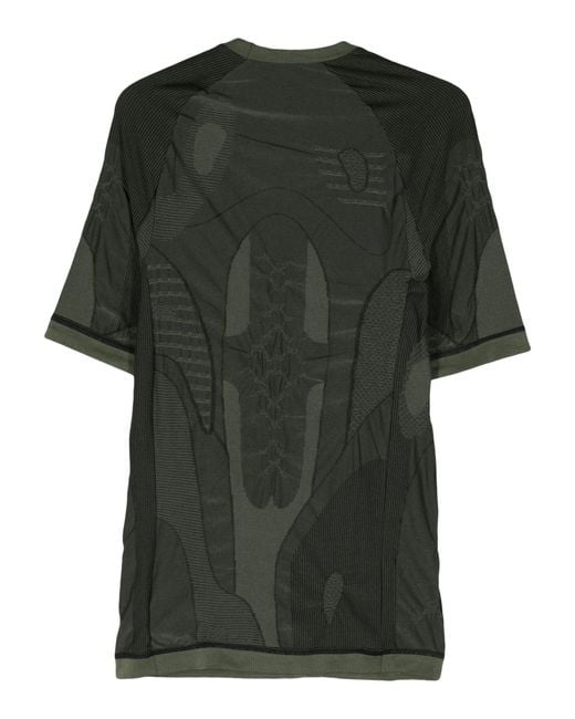 Roa Green Seamless Panelled T-shirt - Men's - Polyamide/polypropylene/elastane for men