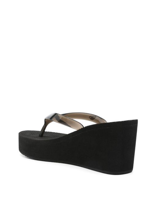Ancient Greek Sandals Black 80Mm Etheria Flip-Flops