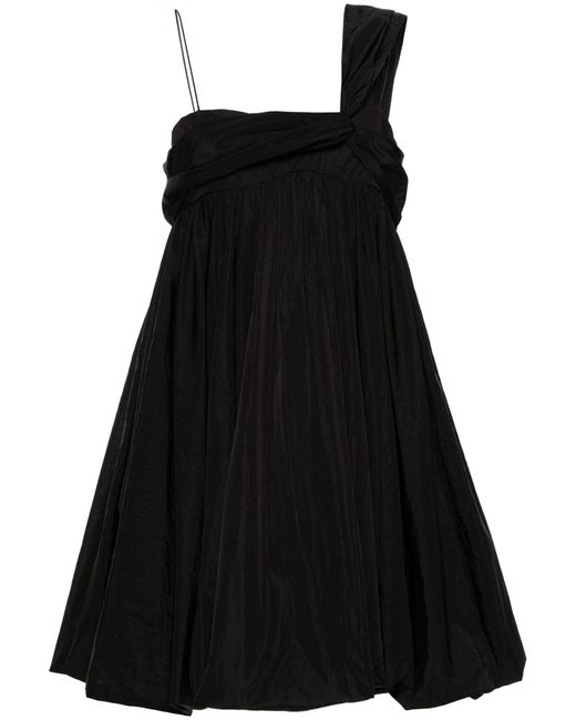 CECILIE BAHNSEN Black Victoria Puffball Mini Dress - Women's - Polyester/cupro/polyamide