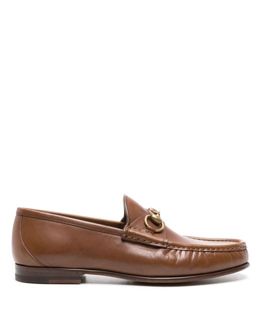 Gucci Brown 1953 Horsebit Loafers for men