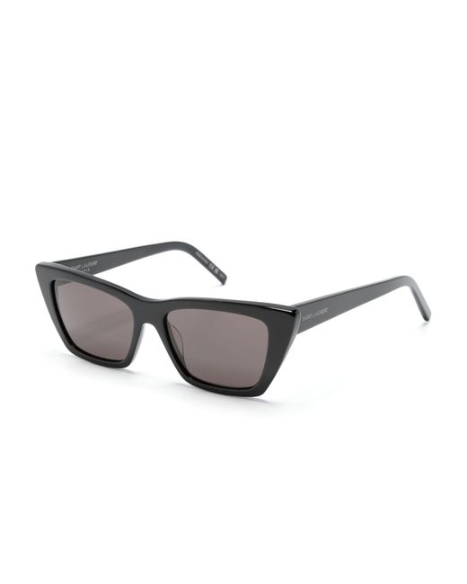 Saint Laurent Gray Mica Cat-eye Sunglasses