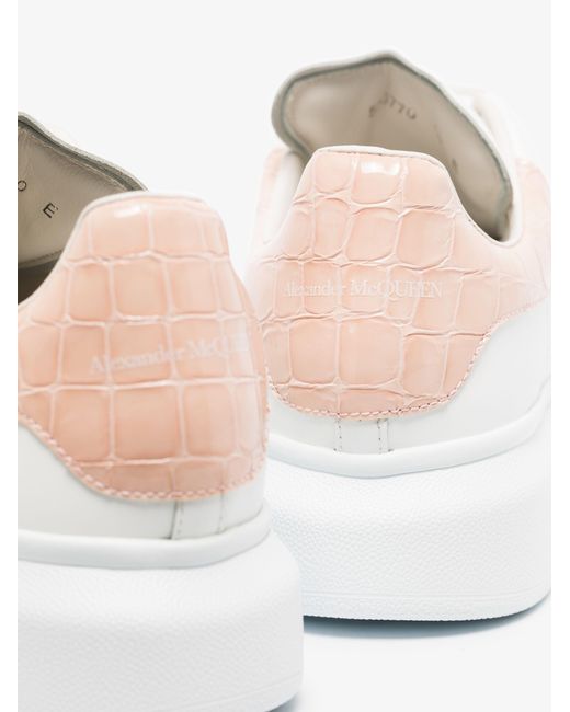 pink croc alexander mcqueen's