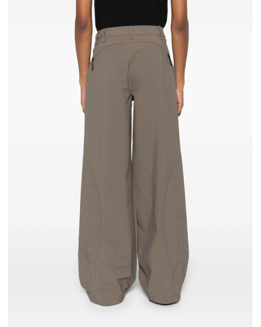 HELIOT EMIL Gray Wide-Leg Trousers for men