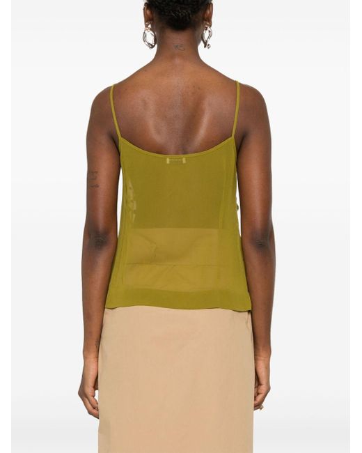 Dries Van Noten Green Calypso Hf 1030 W.W.Top