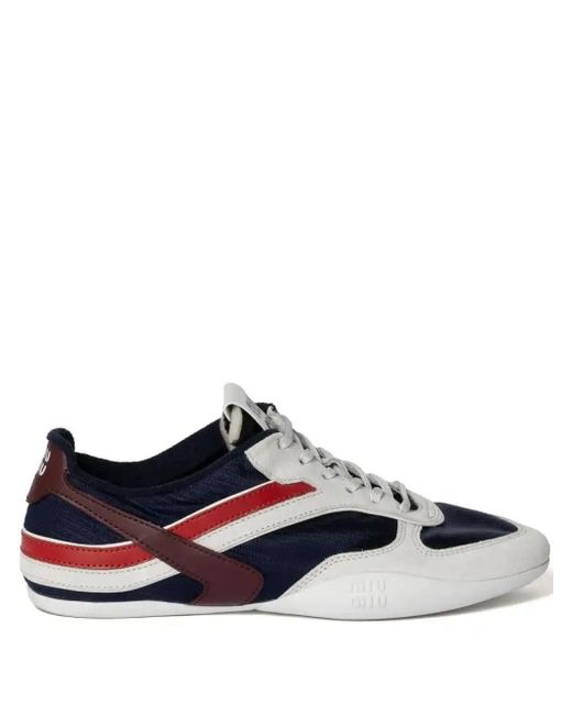 Miu Miu Blue Gymnasium Sneakers