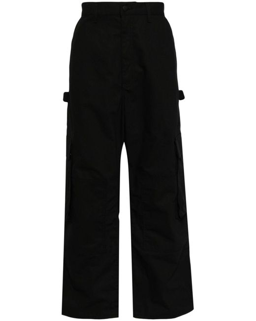 Junya Watanabe Black X Carhartt Cargo Trousers - Men's - Cotton/polyethylene for men