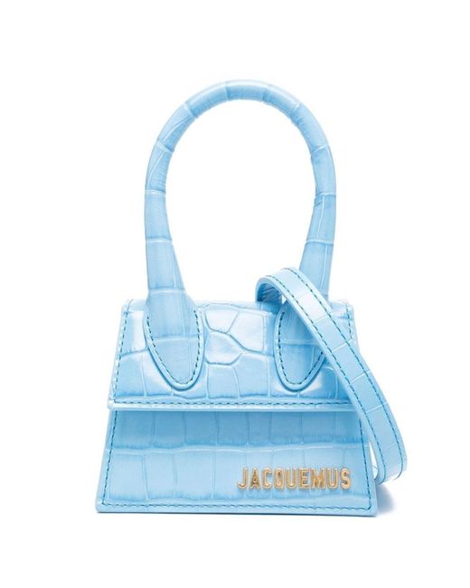Jacquemus Blue Le Chiquito Leather Mini Bag