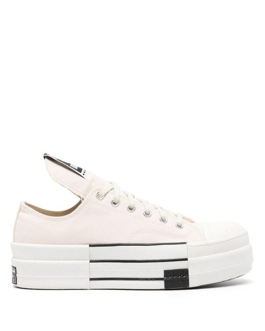 Converse Neutral Oversized tongue Platform Sneakers Unisex