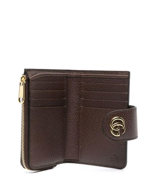 GUCCI Ophidia Textured Leather-trimmed Printed Coated-canvas Cardholder - Beige - one size