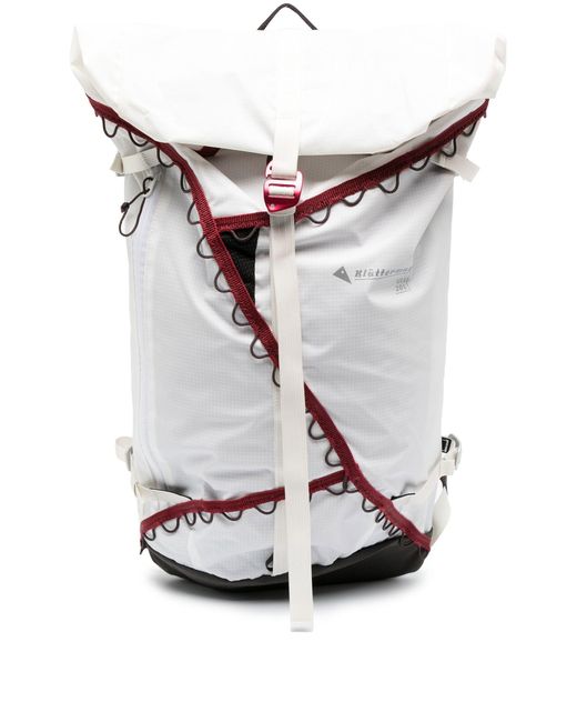 Klattermusen White Grey Ull Alpine Backpack - Men's - Recycled Polyamide for men