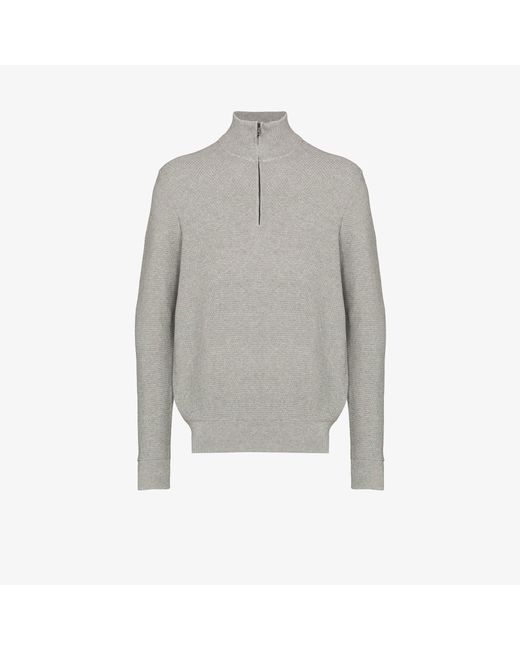 Polo Ralph Lauren Cotton Grey Golf Half-zip Sweatshirt in Gray for Men | Lyst