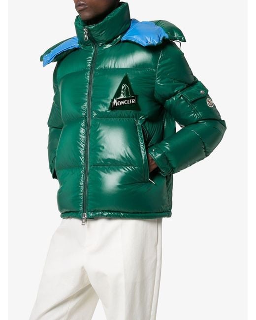 Moncler Wilson Padded Jacket in Green for Men | Lyst