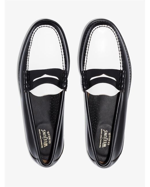 Weejuns larson penny deals loafers black leather