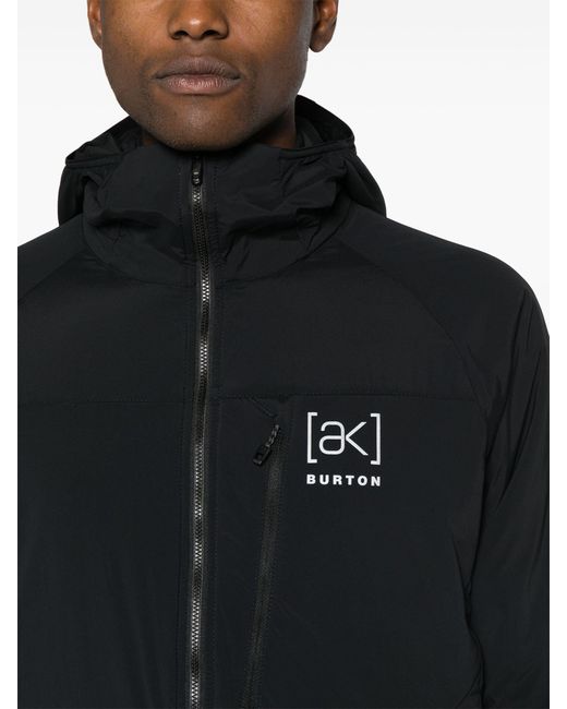 Burton Ak Black Helium Hooded Stretch Insulated Jacket for men