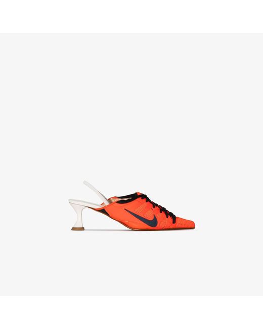 Ancuta Sarca X Nike Orange G1 Ferrari 60 Slingback Sneaker Pumps