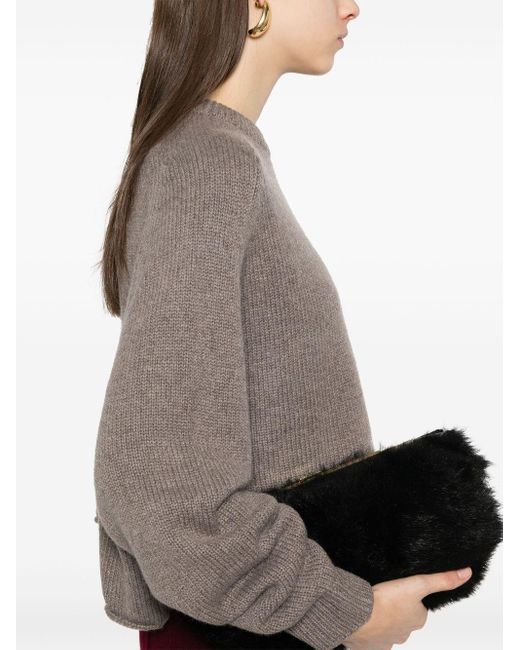 Lisa Yang Brown Karine Sweater