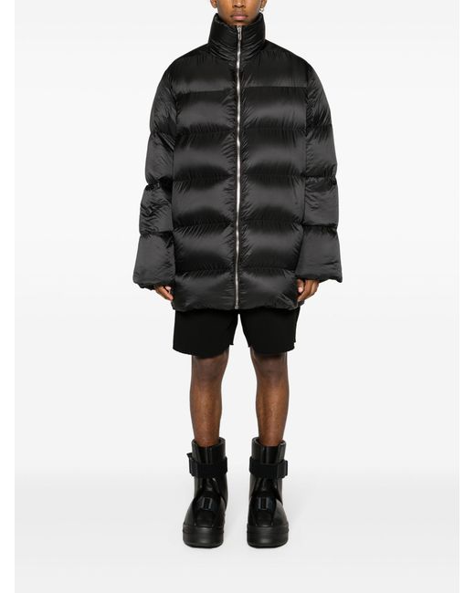 Moncler Black Moncler + Rick Owens - Cyclopic Quilted Coat - Men's - Polyester/acrylic/goose Feather for men