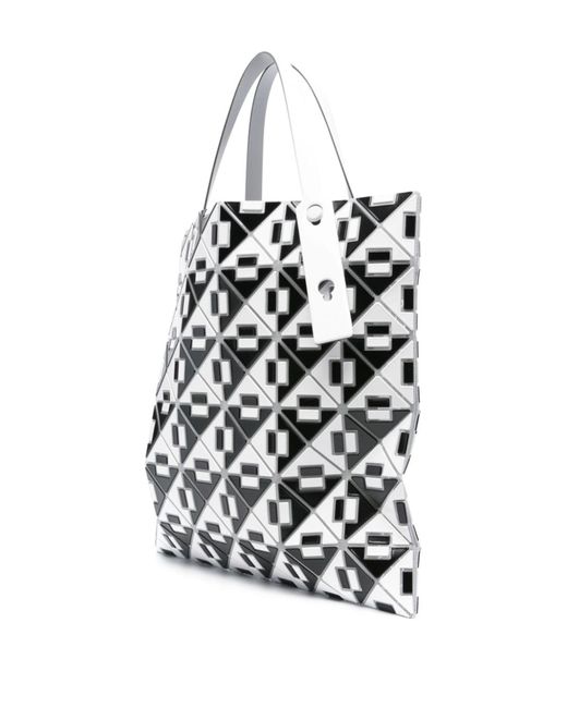 Bao Bao Issey Miyake White Connect Geometric Tote Bag - Women's - Polyester/nylon/pvc