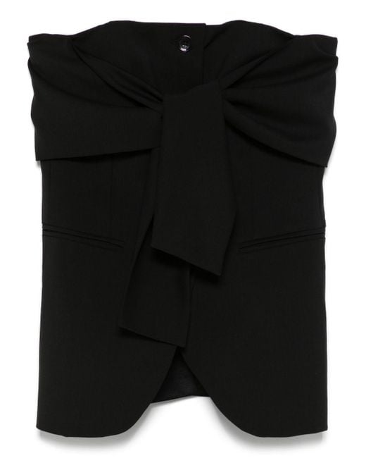 Max Mara Black Veruska Top