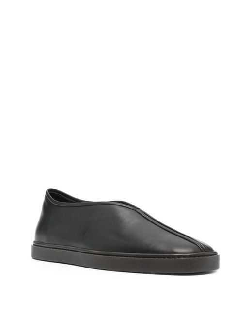 Lemaire Gray Piped Laceless Sneakers for men