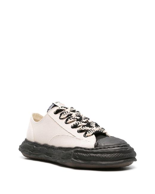Maison Mihara Yasuhiro White Neutral Peterson23 Og Sole Canvas Sneakers for men