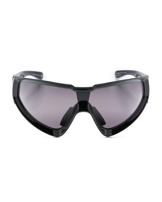 Moncler Gray Moncler + Rick Owens - Wrapid Tinted Visor Sunglasses