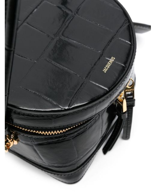 Jacquemus Black Le Vanito Leather Tote Bag