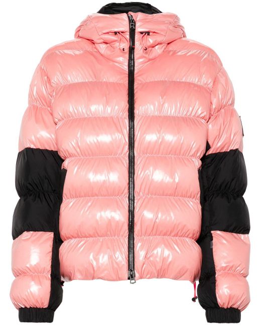 Bogner Fire + Ice Pink Quilted Hooded Ski Jacket