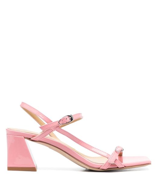 Aeyde Bubblegum Elise Leather Sandals - Women's - Calf Leather in Pink |  Lyst
