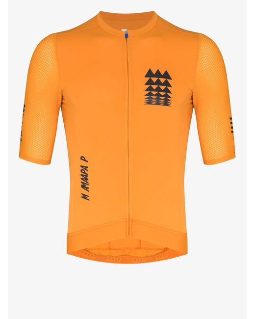 MAAP Orange Shift Pro Base Cycling Jersey for men