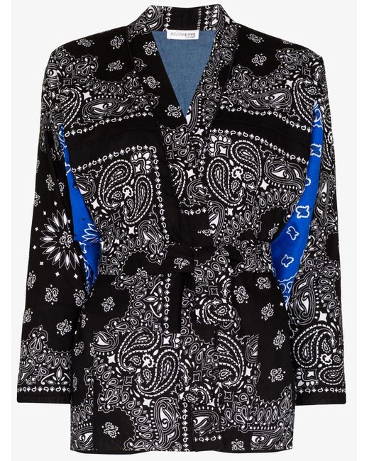 ARIZONA LOVE Bandana Print Belted Denim 