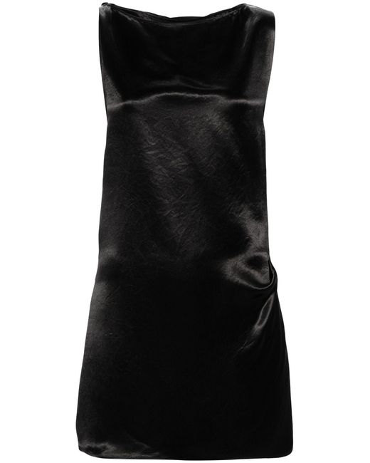 Jean Paul Gaultier Black 'The Satin' Minidress