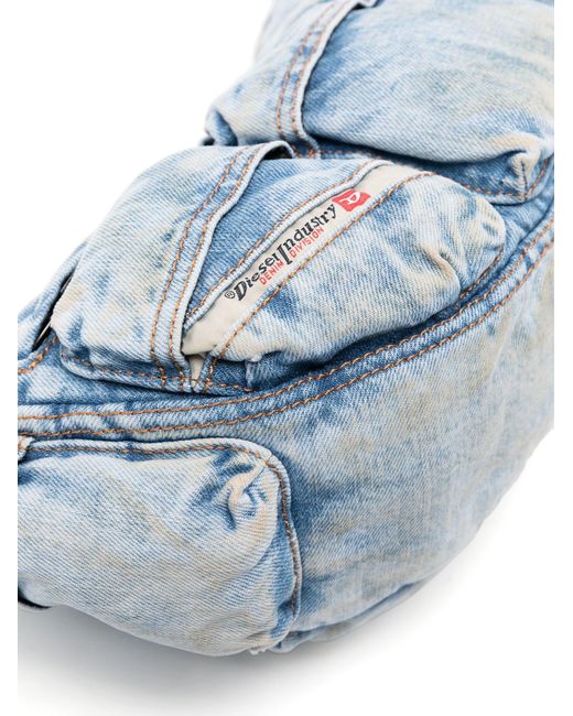 DIESEL Blue Re-Edition Travel 3000 Multipocket Bag