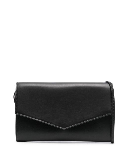 The Row Black Envelope Leather Clutch Bag - Women's - Calf Leather