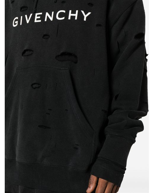 Ripped givenchy hoodie Clearance