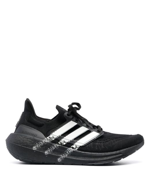 Y-3 Adidas Y-3 Striped Lace-up Sneakers in Black for Men | Lyst Australia