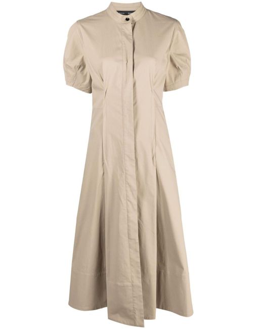 Proenza Schouler Natural Tracey Cotton Midi Dress