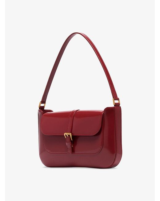 BY FAR Miranda Semi-Patent Shoulder Bag