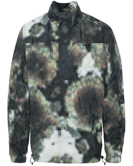 66 North Gray Laugardalur Tundra-print Jacket for men