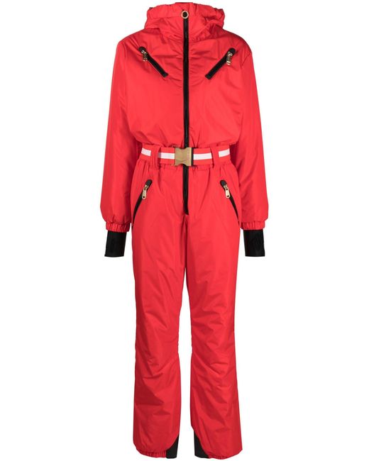 Goldbergh Lexi Padded Ski Suit in Red | Lyst UK