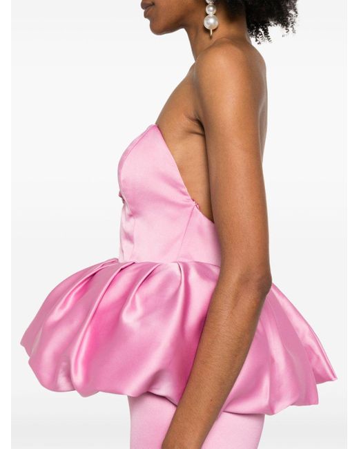 The New Arrivals Ilkyaz Ozel Pink Lia Mini Dress