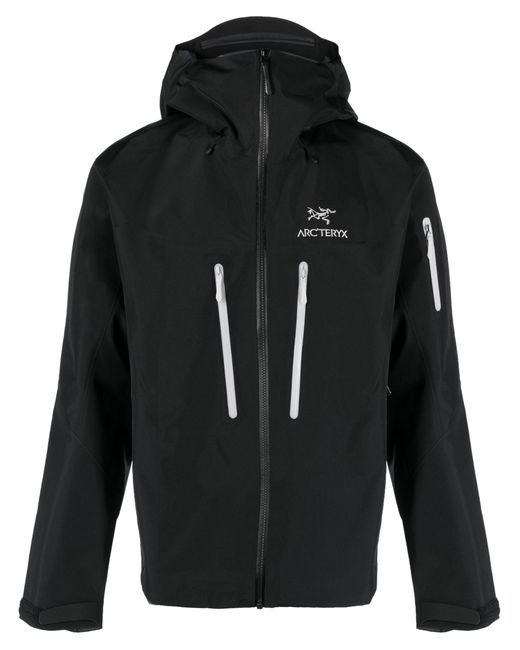 Arc'teryx Black Alpha Sv Gore-tex Alpine Jacket for men