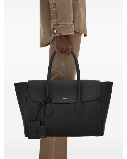 Ferragamo Black East-west Leather Tote Bag for men
