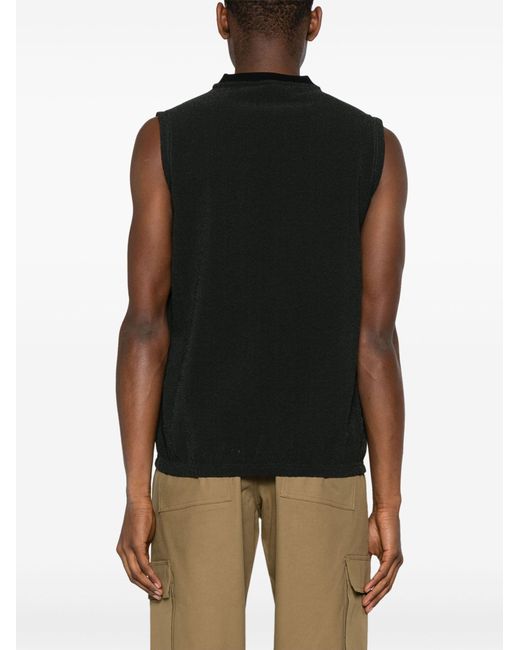 GR10K Black Ibq Factory Cotton Vest for men