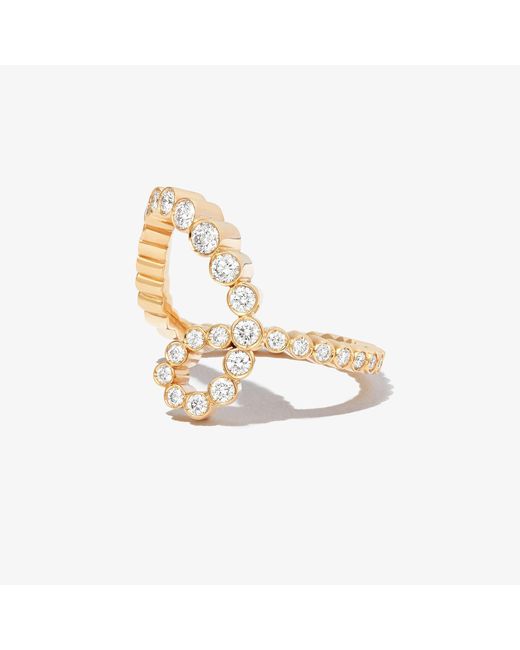 Sophie Bille Brahe 18k Yellow Gold Ensemble Diamond Ring in Metallic | Lyst