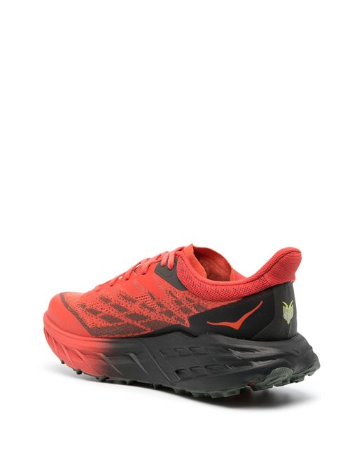 Hoka One One Speedgoat 5 Gtx Low-top Sneakers in Red for Men | Lyst