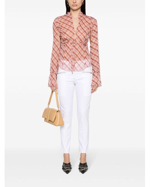 Isabel Marant White Mid-rise Skinny Jeans - Women's - Cotton/elastane