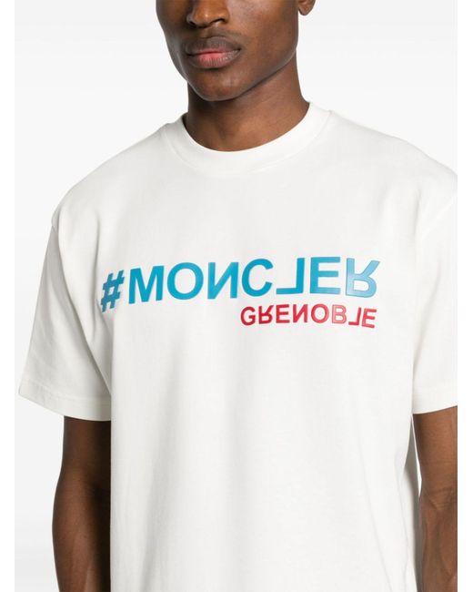 3 MONCLER GRENOBLE White T-Shirts & Tops for men