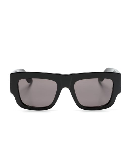 Alexander McQueen Black Bold Square-frame Sunglasses for men